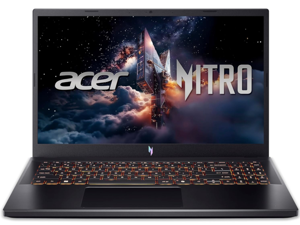 Acer Nitro 15 Gaming Laptop Intel Core i9-13900H, 16GB, 512GB SSD, 15.6 FHD IPS 165Hz, NVIDIA GeForce RTX 5060 8GB, Windows 11, Obsidian Black | NH.QZ8EM.001
